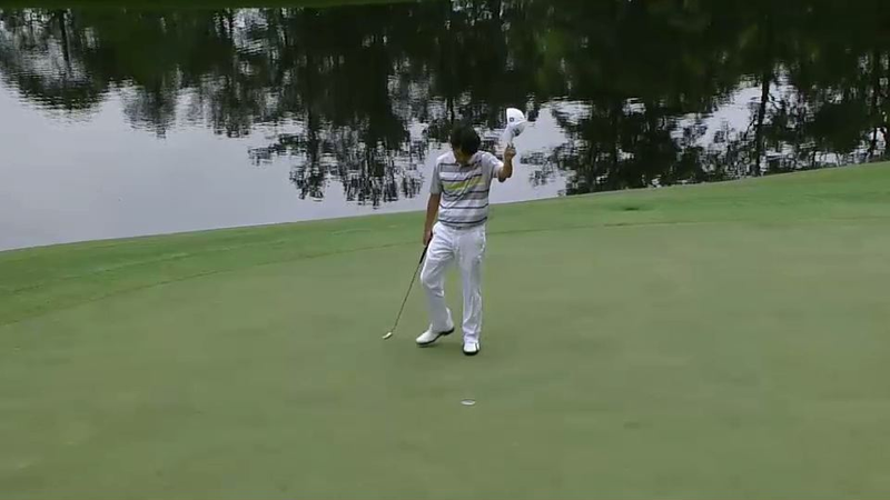 Illustration for article titled Kevin Na Scored A 10 On A Par 3